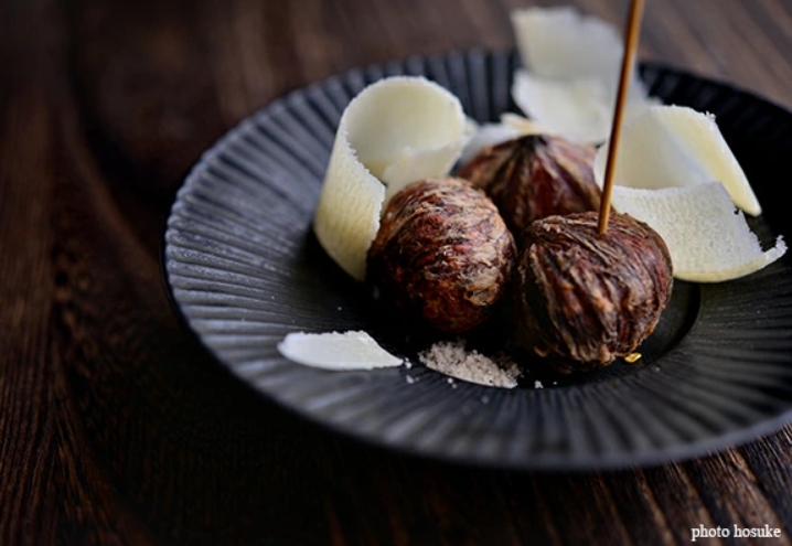 九谷焼　和陶房 5号丸皿　しのぎ　黒