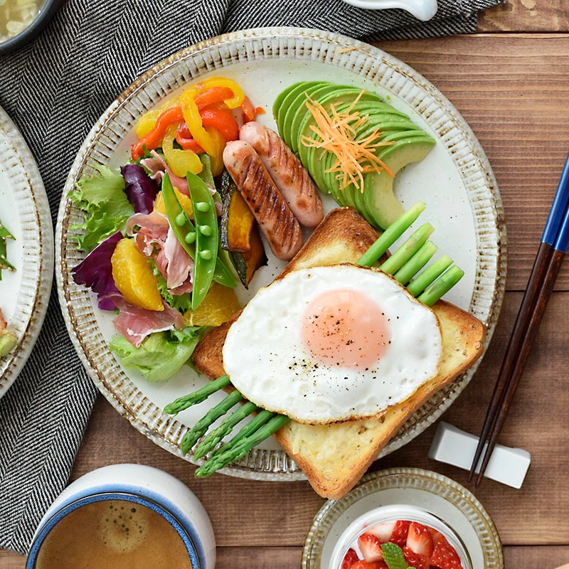 プレート ワンプレート 大皿 渕錆粉引