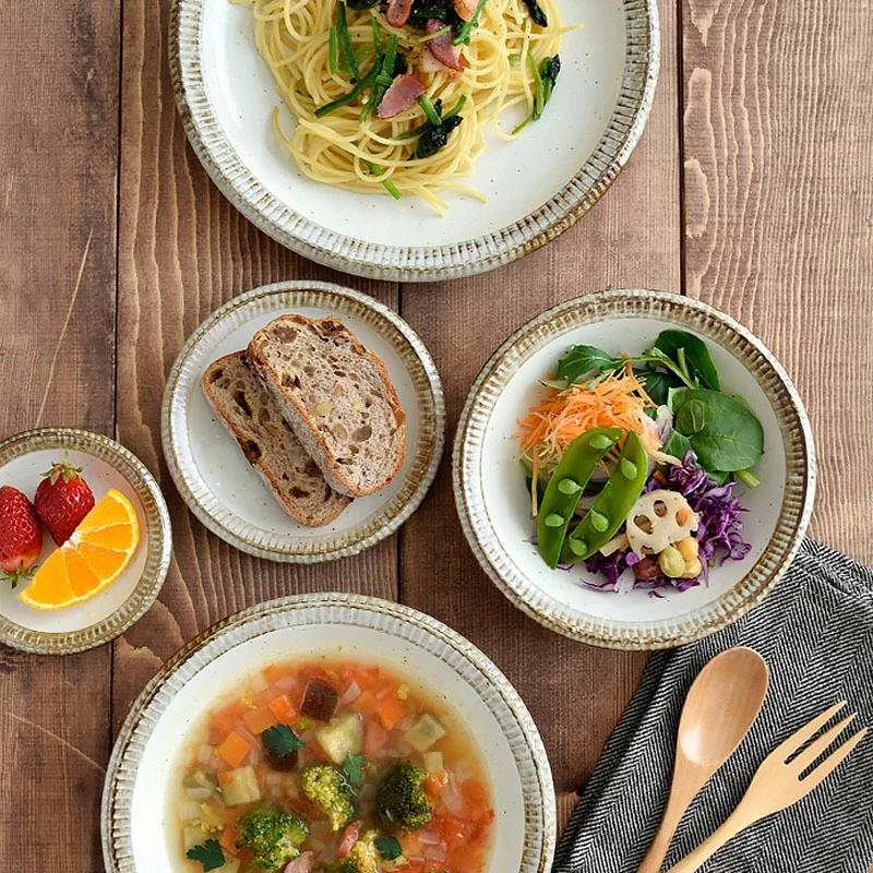 プレート ワンプレート 大皿 渕錆粉引
おしゃれ ボウル 中鉢