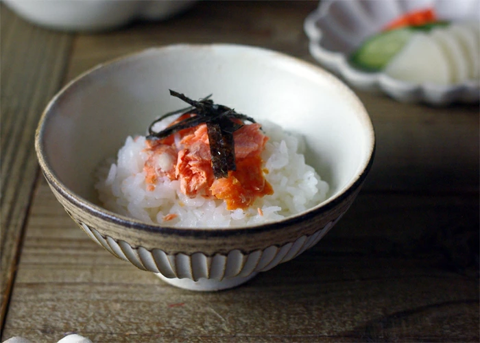 益子焼 アンティークスリムライン ご飯茶碗（大）