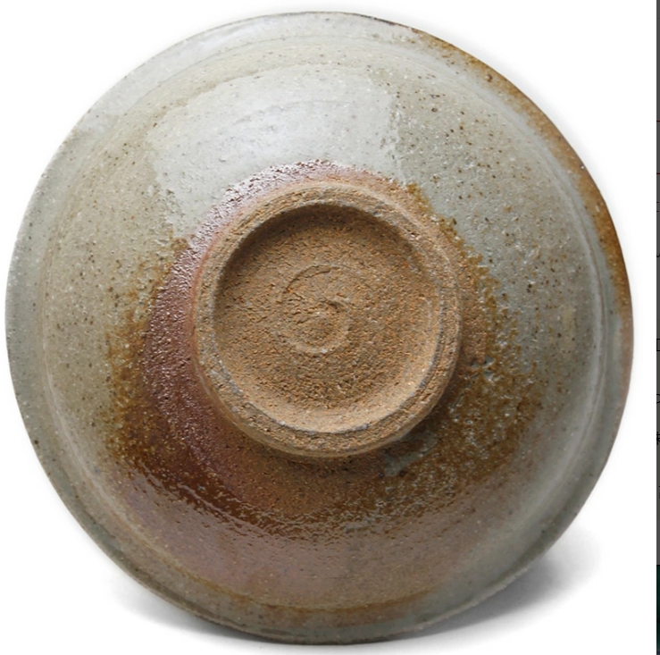 唐津焼:絵唐津五寸五分皿・草鳥文・中村恵子《中皿・16.5cm》