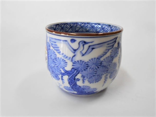 京焼・清水焼 高野昭阿弥 丸紋山水 いっぷく碗