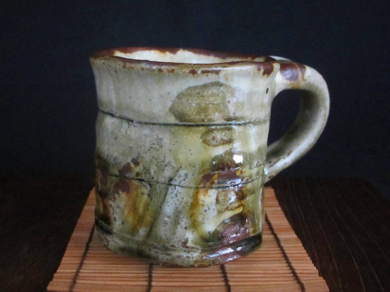 マグカップ ★ 浜田敦士作（露人） ビードロ 粉引