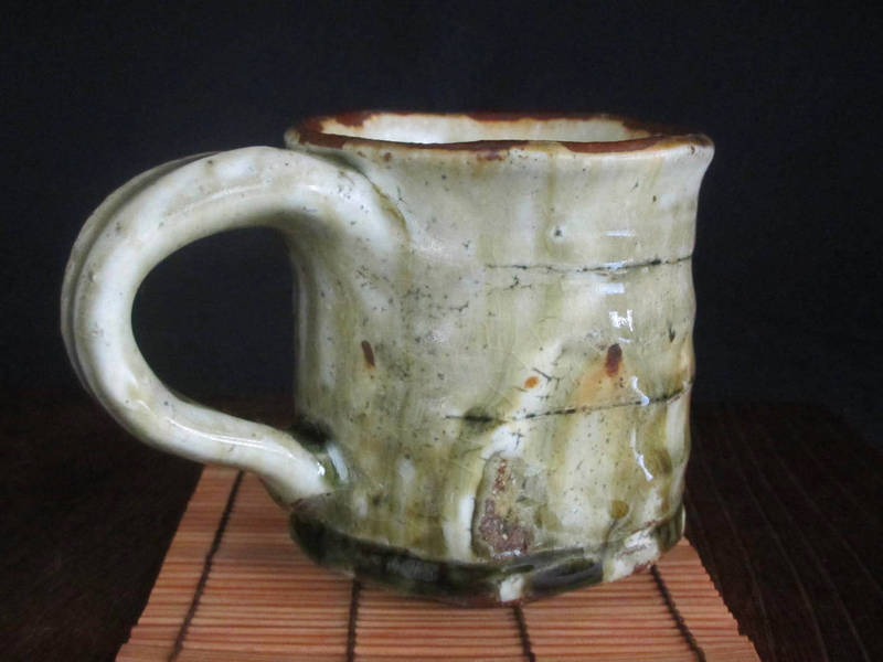 マグカップ ★ 浜田敦士作（露人） ビードロ 粉引