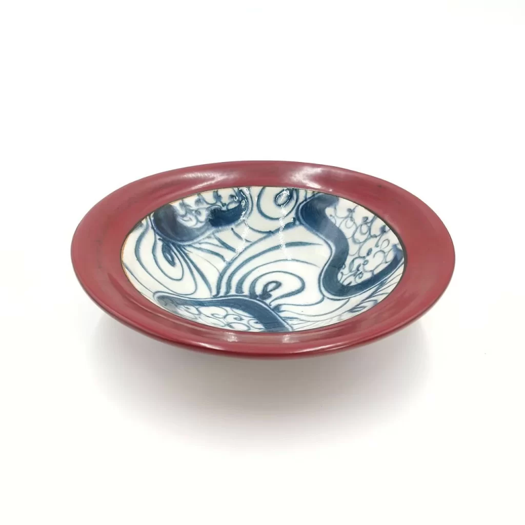 大鉢 大皿 深皿 美濃焼 渦紋-kamon- 平型盛鉢