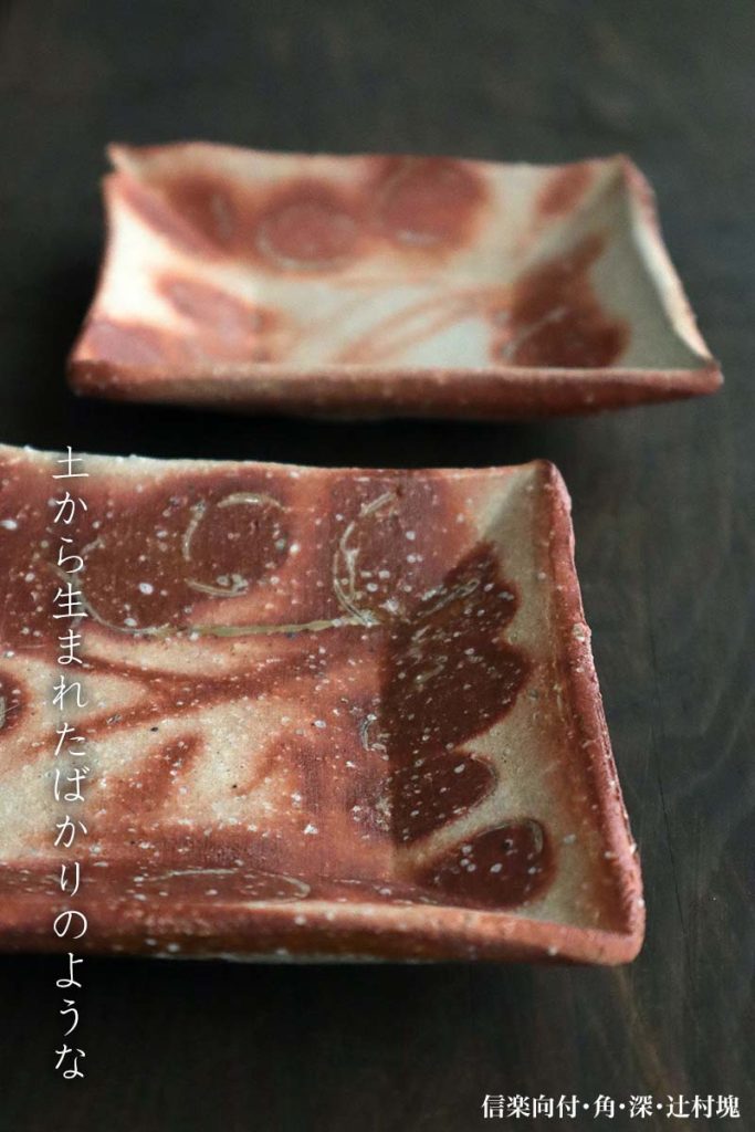 信楽焼：信楽向付・角・深・辻村塊