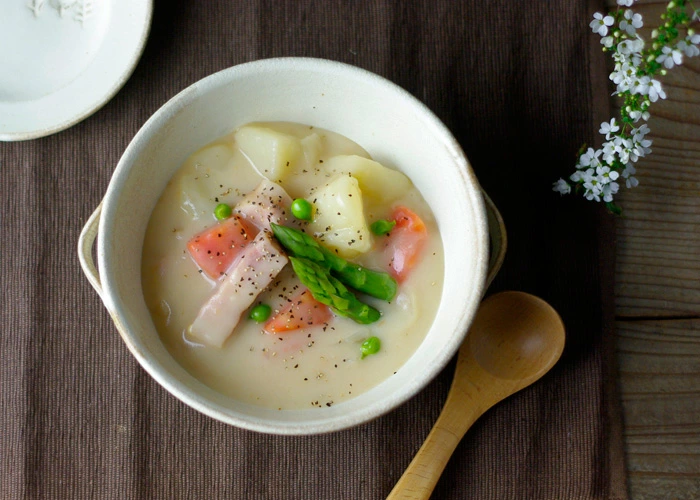 益子焼 kinari手付きスープボウル(大)