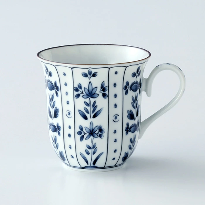 マグカップ 湯のみ 湯呑み 240ml 小さめ「 たち吉 間取草花 マグ 」
