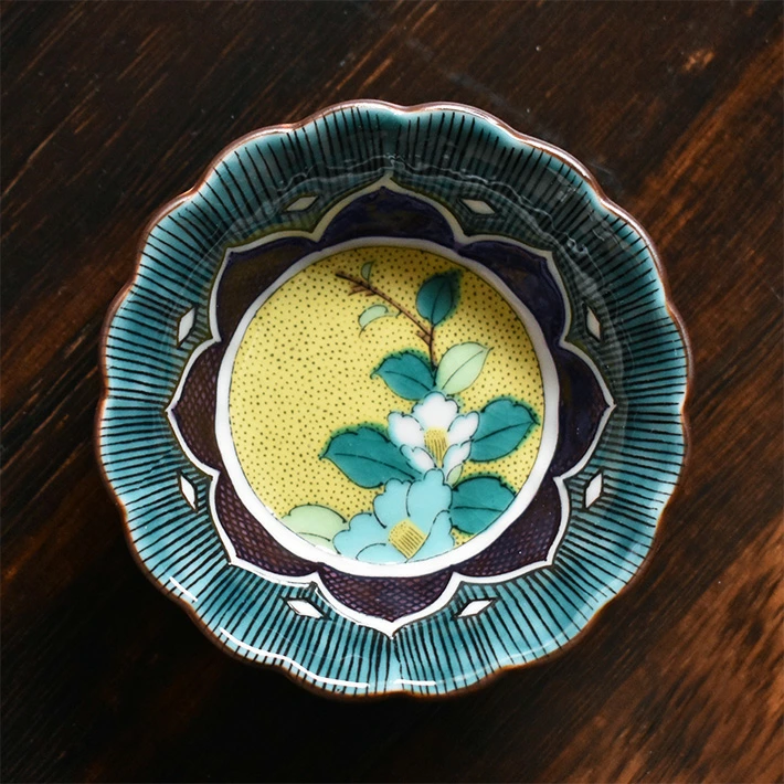 九谷焼 小鉢 5個 セット 吉田屋草花