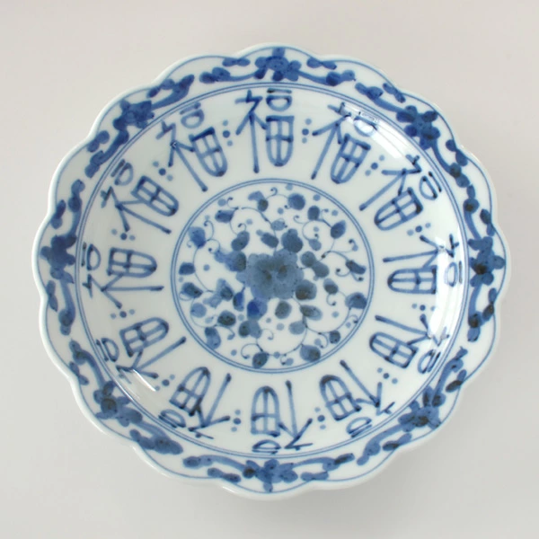 福づくし 花割60皿 / 藍凛堂