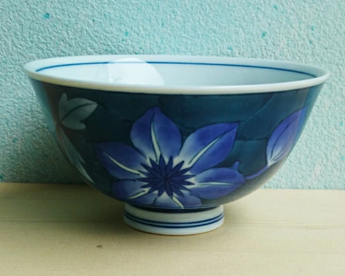 有田焼 お茶碗 ゴス鉄仙 【大・小】