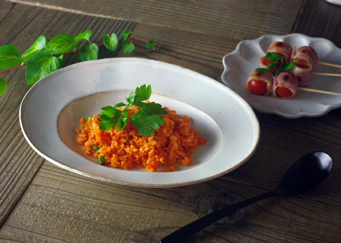 リム皿 楕円(大) kinari 益子焼 やさしい器シリーズ オーバル皿