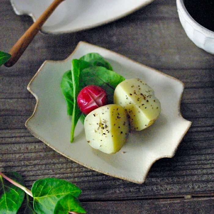 スクエア小皿 kinari 益子焼