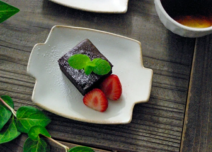 スクエア小皿 kinari 益子焼