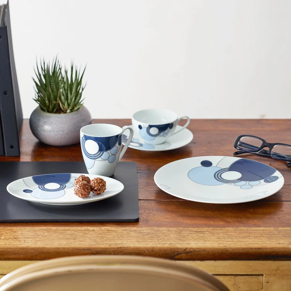 ノリタケ フランク・ロイド・ライト インペリアルブルー マグカップペア