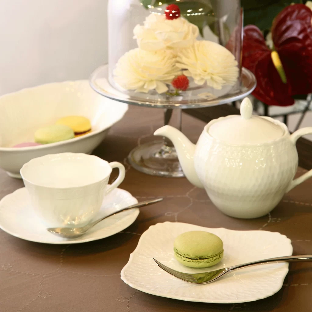 ノリタケ シェール ブラン カップ＆ソーサーペア