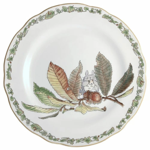 ノリタケ　となりのトトロ　27.5cmディナー皿　クヌギ