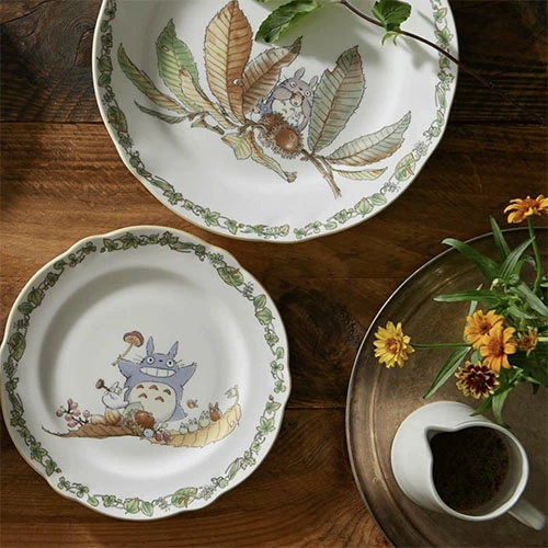 ノリタケ　となりのトトロ　27.5cmディナー皿　クヌギ