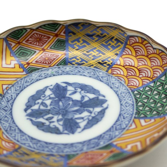 美濃焼 染錦祥瑞 そめにしき しょんずい 小皿揃