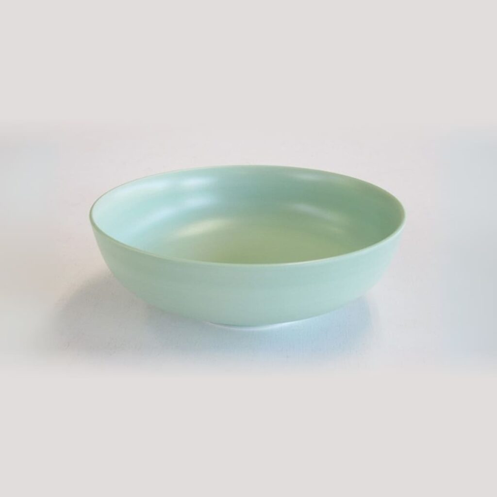 【ふるさと納税】 有田焼 パールグリーン 丸菓子鉢 1個 【ARITA PORCELAIN LAB】 アリタポーセリンラボ サラダボール