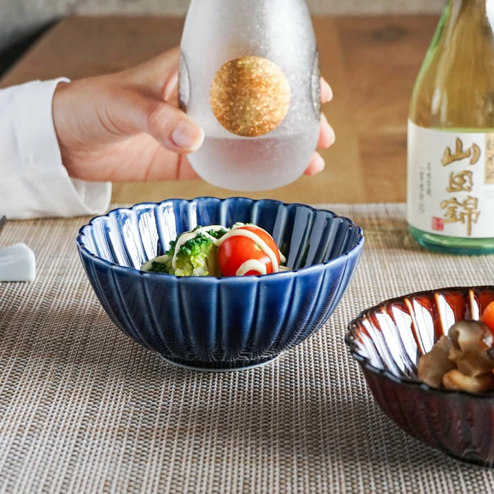 小鉢 おしゃれ ぎやまん 丸小鉢 カネコ小兵