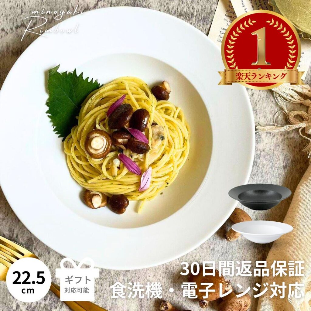 リムボウル パスタ皿  美濃焼