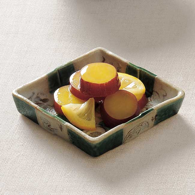 和食器 小鉢 豆皿【単品】 対角13cm「 たち吉 市松 小皿 」瀬戸焼