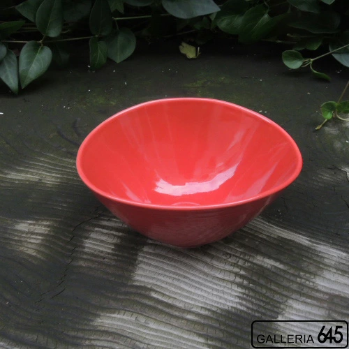 なぶり鉢（小）赤：ARITA PORCELAIN LAB （アリタ・ポーセリン・ラボ）