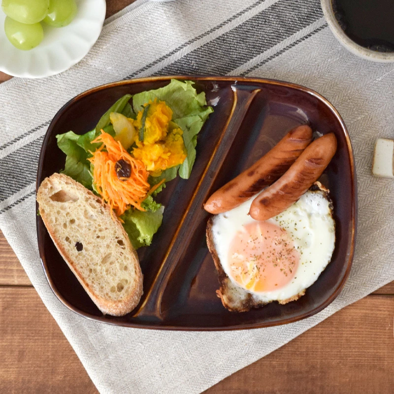 （NEW）スクエア 仕切りランチプレート
