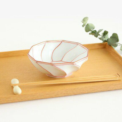 中鉢 波佐見焼 渕あそび 赤 青 磁器 取鉢