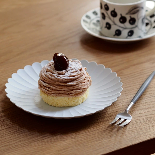 1616/aritajapan　TY　パレスプレート　グレー　160　/　有田焼 
