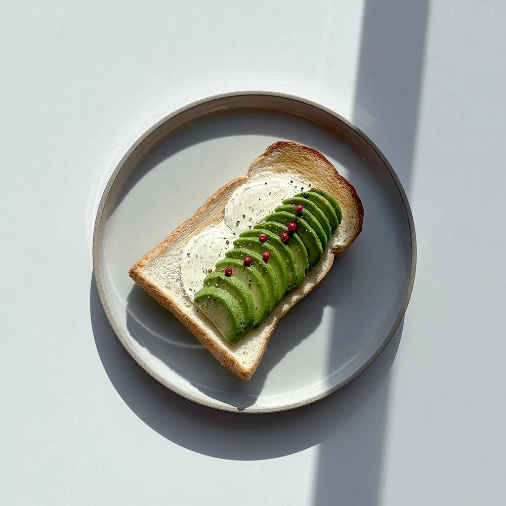 HASAMI PORCELAIN ハサミポーセリン / プレート φ22cm HPM004 グロスグレー
