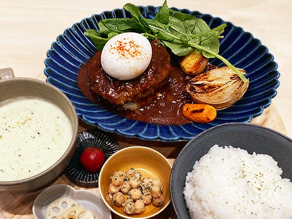 中皿 21cm 菊形 大皿 パスタ皿 しのぎ 美濃焼