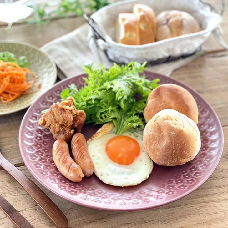 フルール25.2cmプレート 美濃焼 大皿