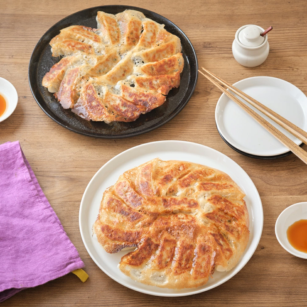 【YAMATSU STANDARD】25cm 大皿 白 黒 美濃焼 磁器