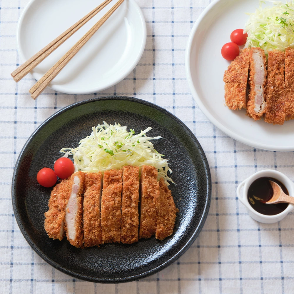 【YAMATSU STANDARD】24cm 中皿 白 黒 美濃焼 磁器