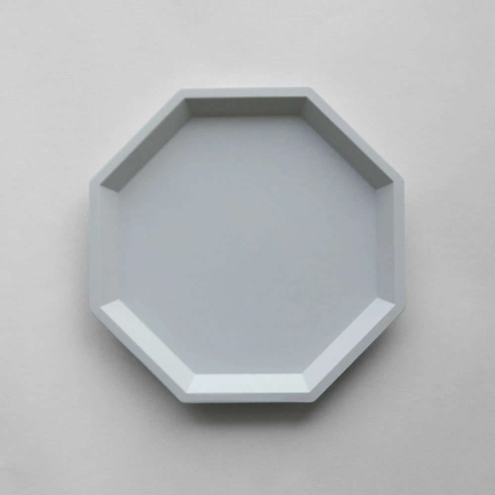 1616/arita japan / TY “Standard” Anise Plate220(Plain Gray) | プレーングレー アニスプレート 有田焼 八角皿 柳原照弘 TYスタンダード 