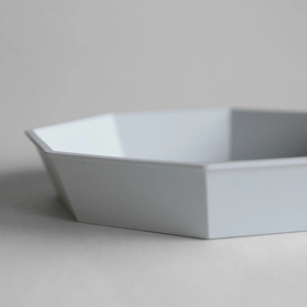 1616/arita japan / TY “Standard” Anise Bowl220(Plain Gray) | プレーングレー アニスボウル 有田焼 八角皿 柳原照弘 TYスタンダード 