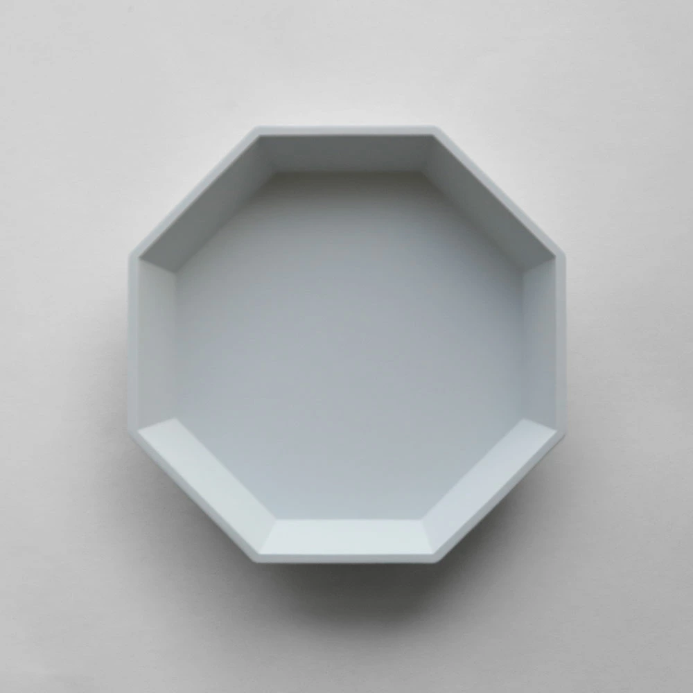 1616/arita japan / TY “Standard” Anise Bowl220(Plain Gray) | プレーングレー アニスボウル 有田焼 八角皿 柳原照弘 TYスタンダード 