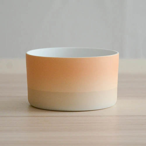 1616/arita japan S&B ティーカップ／ライトピンク、ライトオレンジ