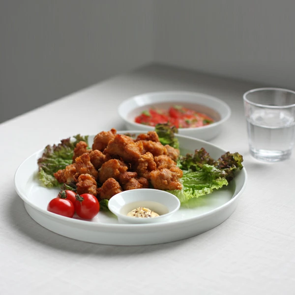 【有田焼 磁器】1616/ arita japan TYラウンドディーププレート280（ホワイト）