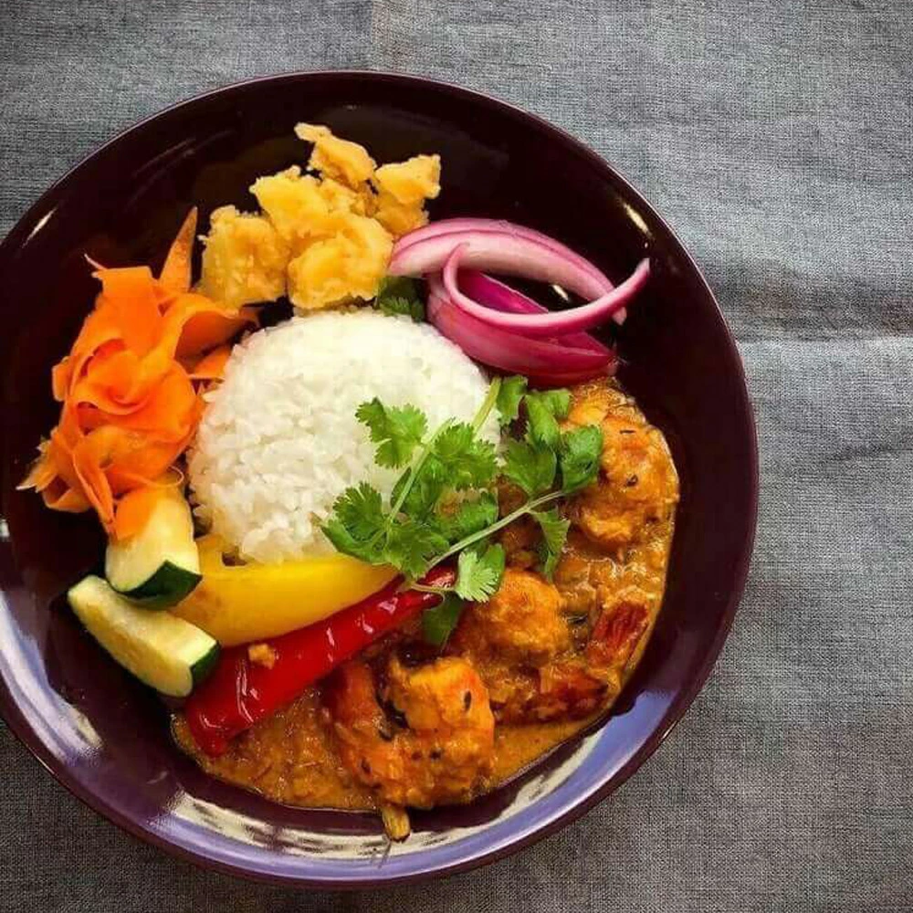 大皿 DRESS 波佐見焼 直径21.5cm 
