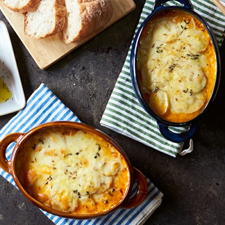 グラタン皿 600cc 楕円耳付き L 窯変カラー