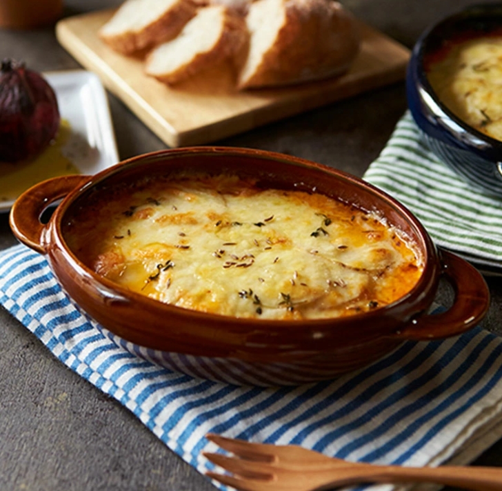 グラタン皿 600cc 楕円耳付き L 窯変カラー