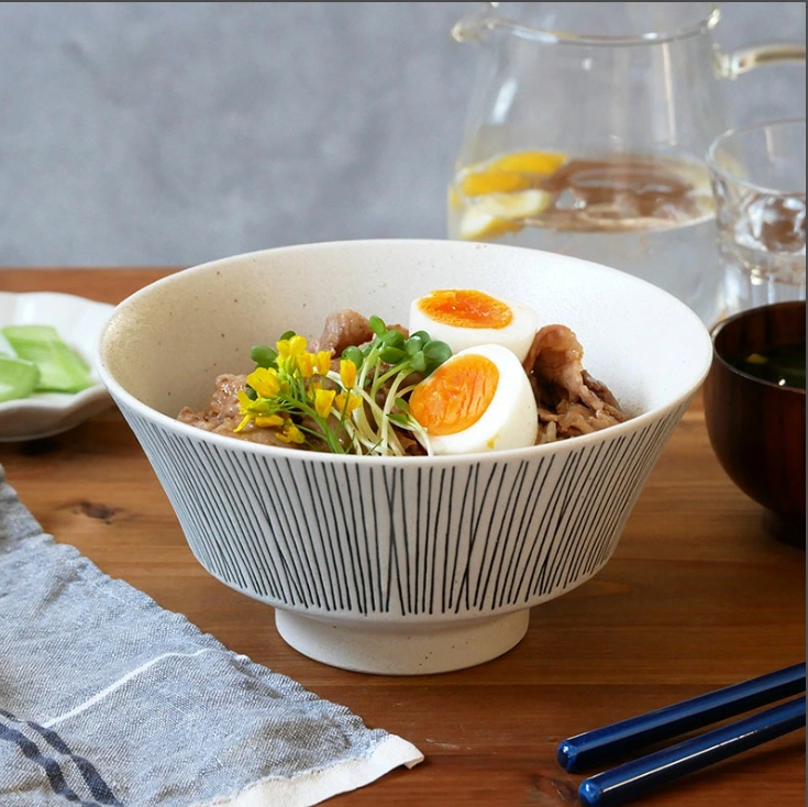 ラーメンどんぶり 18cm Rim wire