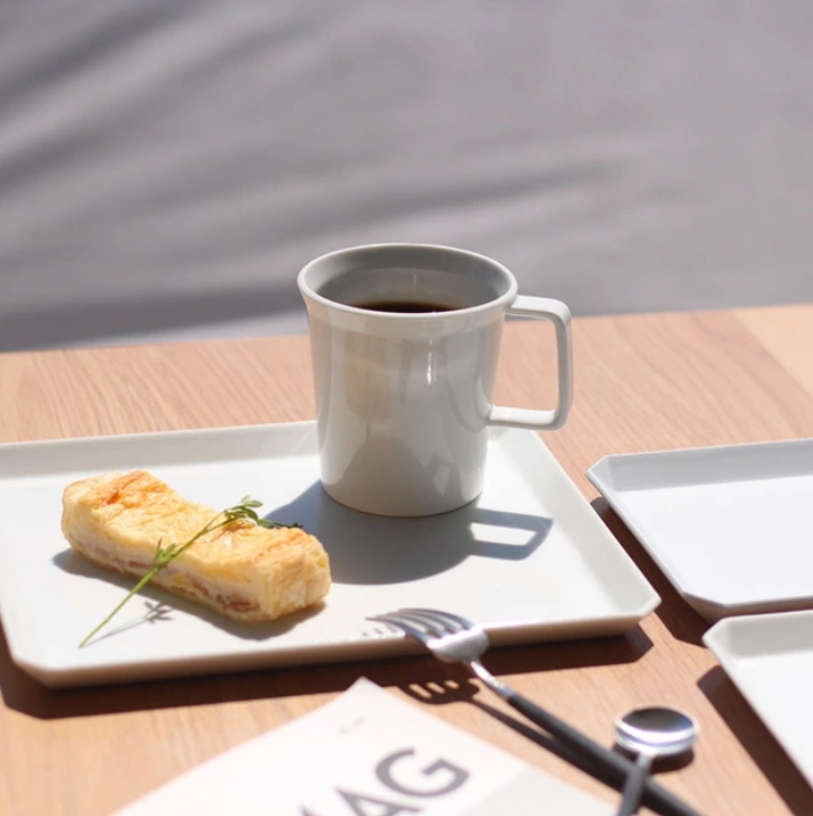 1616/arita japan TY Mug Handle White(有田焼 マグカップ