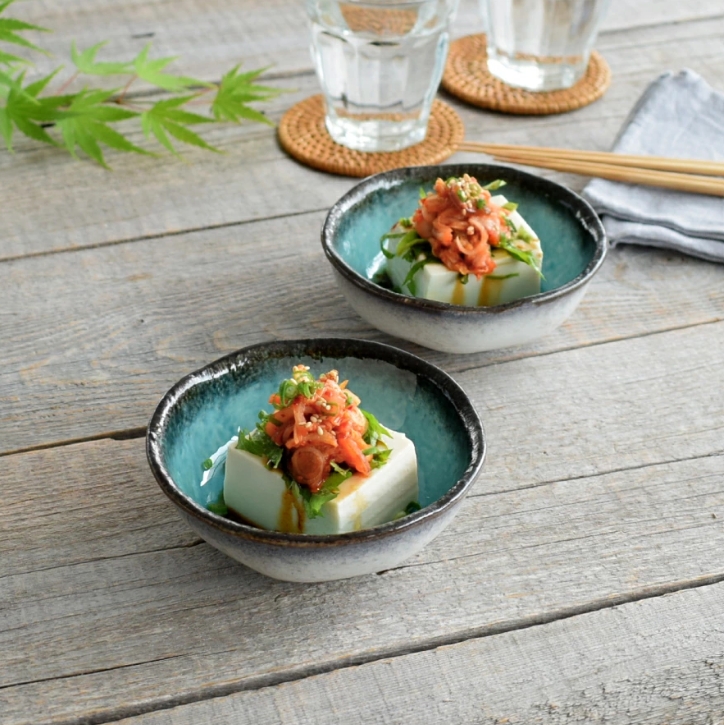 均窯トルコブルー小鉢 美濃焼 ボウル