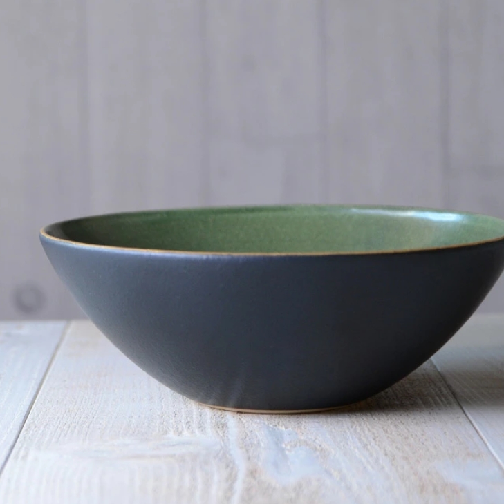 和食器　ノルウェーの森大鉢　作家「森野知子」
