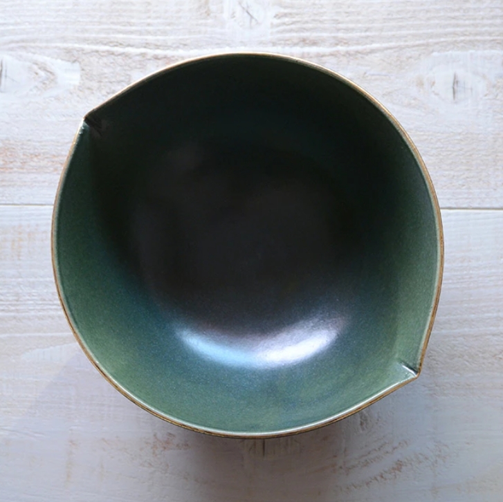 和食器　ノルウェーの森楕円鉢　作家「森野知子」