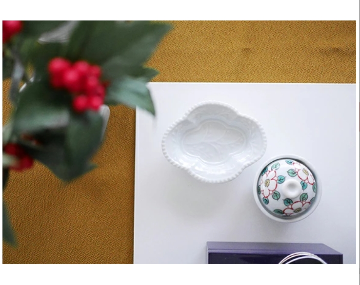 白磁 木甲型 手塩皿